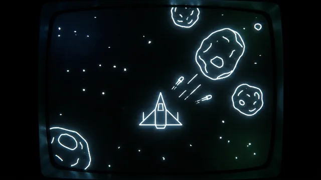 Asteroids - the original arcade game
