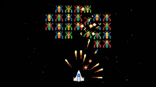Galaga - the original arcade game