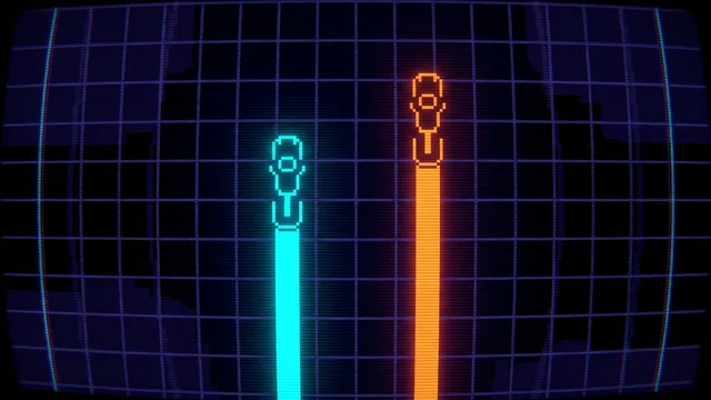 Tron Light Cycles - the original arcade game