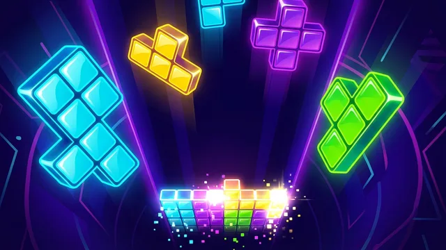 Block Fall - Seven falling shapes, one goal: clear the line.