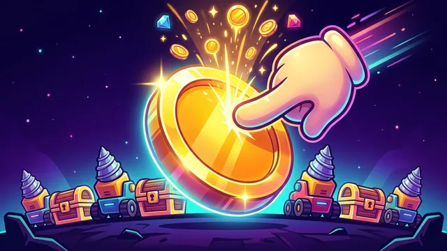 Coin Clicker - Click. Invest. Compound. Cash out in 120 seconds.