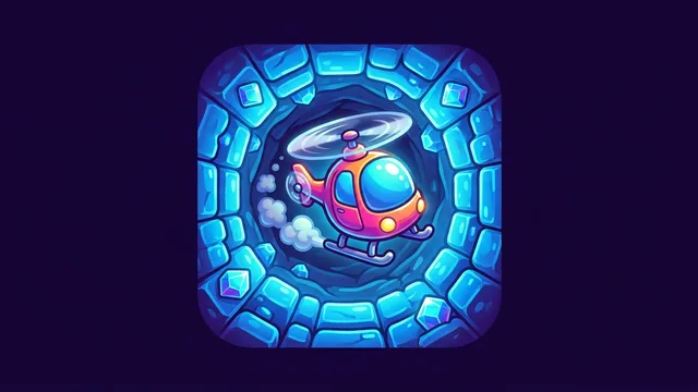 Copter Cave - Hold to rise, release to fall, pray for width.