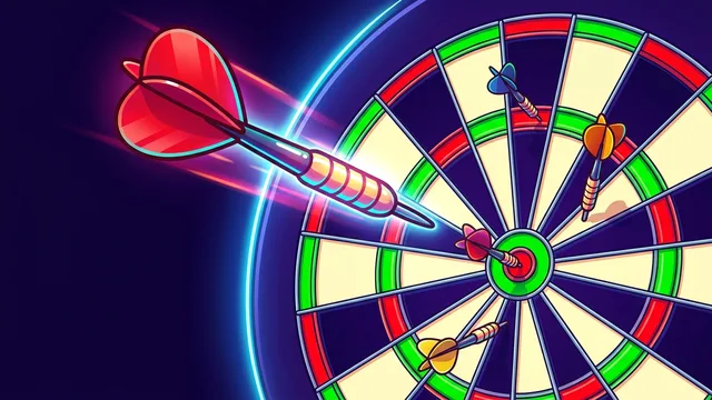 Dart Master - Nine darts, one wobbling aim, triple-twenty dreams.