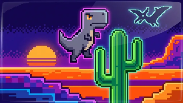 Dino Dash - No internet required - Just jump.