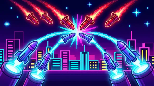 Missile Command - Six cities, three silos, and a sky full of trouble.