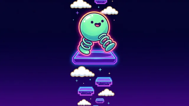 Sky Hopper - Bounce forever - The ground is a memory.